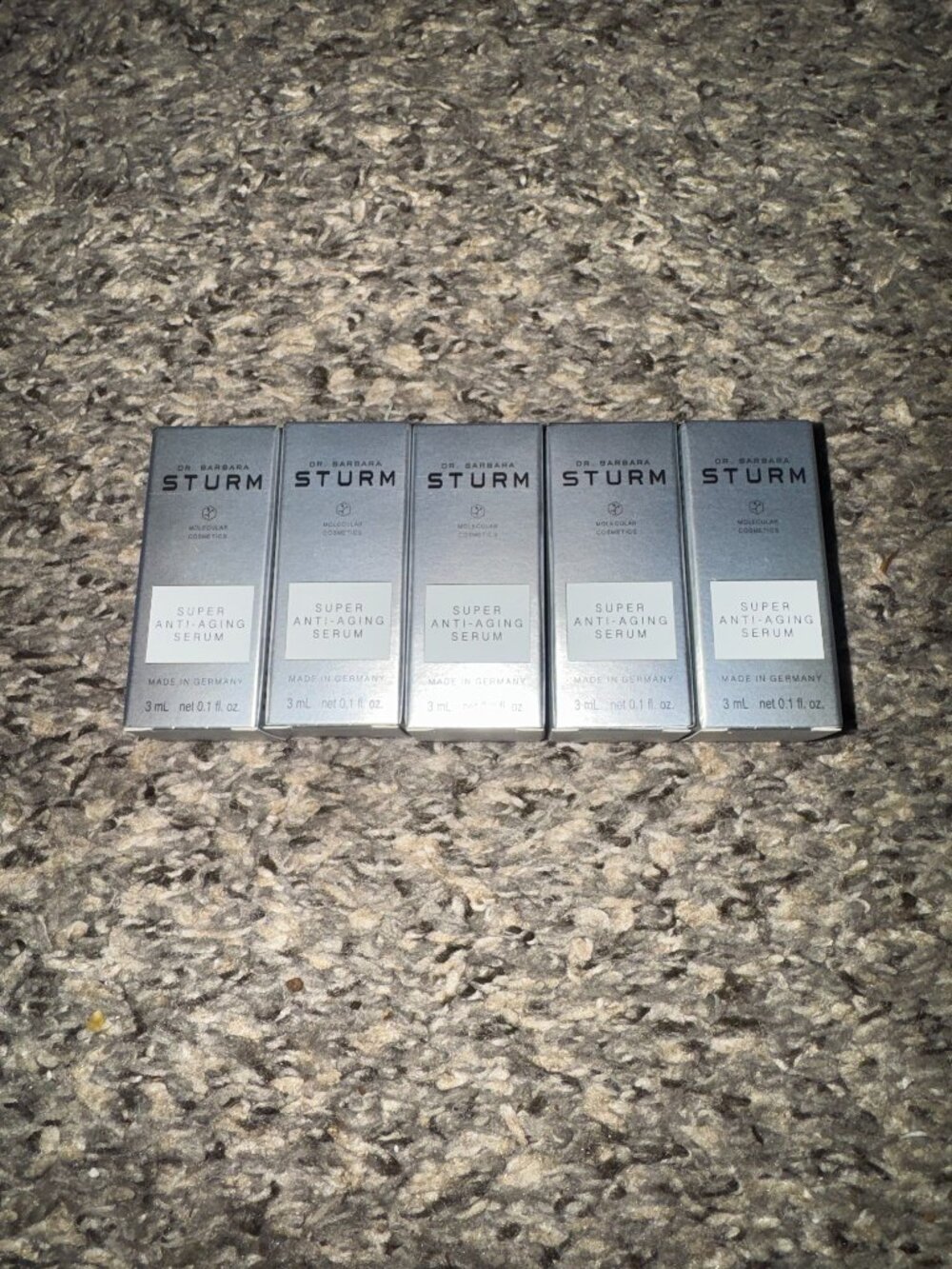 NEW Dr. Barbara Sturm Super Anti-Aging Serum - 3 ml / 0.1 fl oz x 5